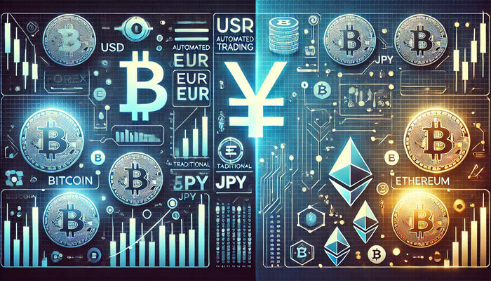 Forex vs Crypto: เทรดแบบอัตโนมัติแบบไหนดีกว่ากัน?