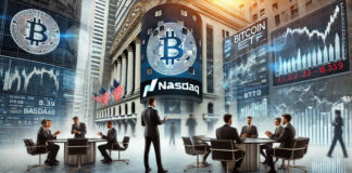 Nasdaq ยื่นปรับกฎสนับสนุนการสร้างและไถ่ถอน BlackRock Spot Bitcoin ETF BlackRock Spot Bitcoin ETF