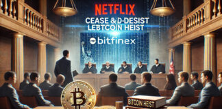 Netflix เผชิญจดหมายหยุดและยุติกรณีสารคดีการปล้นบิทคอยน์ Bitfinex