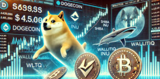 วาฬ Dogecoin เคลื่อนไหวหนัก ราคาของ Shiba Inu ผันผวนสูง นักวิเคราะห์ชี้ WallitIQ (WLTQ) อาจพุ่งขึ้นถึง 37,250% วาฬ Dogecoin เคลื่อนไหวหนัก ราคาของ Shiba Inu