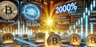 Propichain พุ่ง 50,000% แซงหน้า Solana ที่เติบโต 200% นักลงทุนจับตาความเปลี่ยนแปลงในตลาดคริปโต Propichain พุ่ง 50,000% แซงหน้า Solana