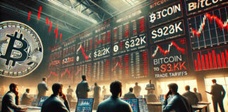 บิทคอยน์ร่วงแตะ 92,000 ดอลลาร์ หลังทรัมป์ประกาศขึ้นภาษี จุดกระแสเทขายทั่วตลาด บิทคอยน์ร่วงแตะ 92,000 ดอลลาร์