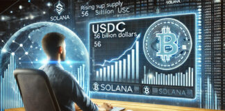 USDC ทำสถิติใหม่ ปริมาณหมุนเวียนแตะ 56 พันล้านดอลลาร์ เติบโตอย่างรวดเร็วบน Solana USDC ทำสถิติใหม่