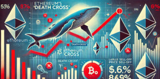 วาฬเทขาย Ethereum ส่งสัญญาณ ‘Death Cross’ นักเทรดจับตาแนวรับสำคัญ การเทขายของวาฬกดดันราคา ETH