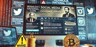 มิจฉาชีพปลอมตัวเป็นนายกรัฐมนตรีเบอร์มิวดา หลอกโปรโมทโทเค็นปลอม “Bermuda National Coin” บัญชีปลอมของนายกรัฐมนตรีเบอร์มิวดาปรากฏบนแพลตฟอร์ม X