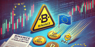 Binance เตรียมถอดถอน USDT และ Stablecoin ที่ไม่เป็นไปตาม MiCA ภายในสิ้นเดือนมีนาคม Binance เตรียมปฏิบัติตามกฎ MiCA ถอดถอน USDT, FDUSD และ DAI ในยุโรป