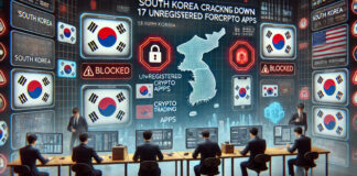 เกาหลีใต้บล็อก 17 แอปคริปโตต่างชาติ ปราบปรามการให้บริการโดยไม่ได้จดทะเบียน หน่วยงานเกาหลีใต้สั่งปิดกั้นแอปซื้อขายคริปโต 17 รายที่ไม่ขึ้นทะเบียนในประเทศ