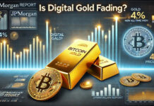 JPMorgan ชี้ “บิทคอยน์คือทองคำดิจิทัล” เริ่มไม่เวิร์ก หลังทองพุ่งทำสถิติ BTC ร่วงหนัก ราคาทองคำพุ่งทำจุดสูงสุดใหม่ ขณะที่ Bitcoin ร่วงกว่า 4%